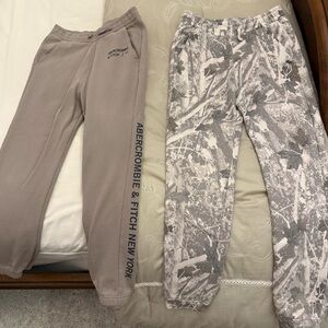 Abercrombie & Fitch Kids Taupe and Camouflage Sweatpants
